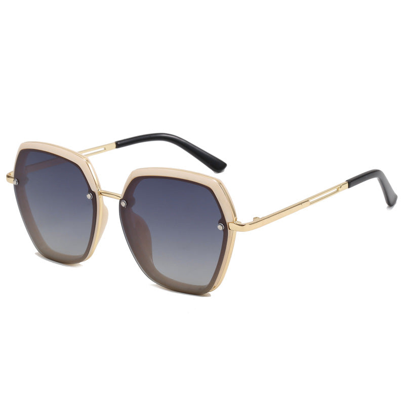 Women's fashionable sunglasses in trendy hexagon design Bowlift