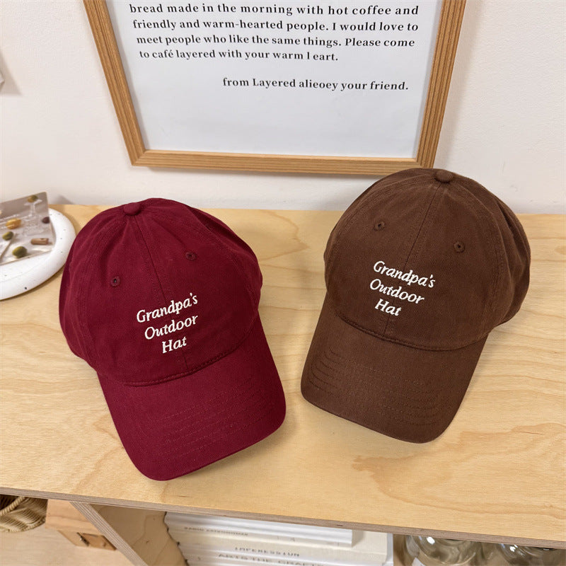 Men's Embroidered Outdoor Cap Bowlift
