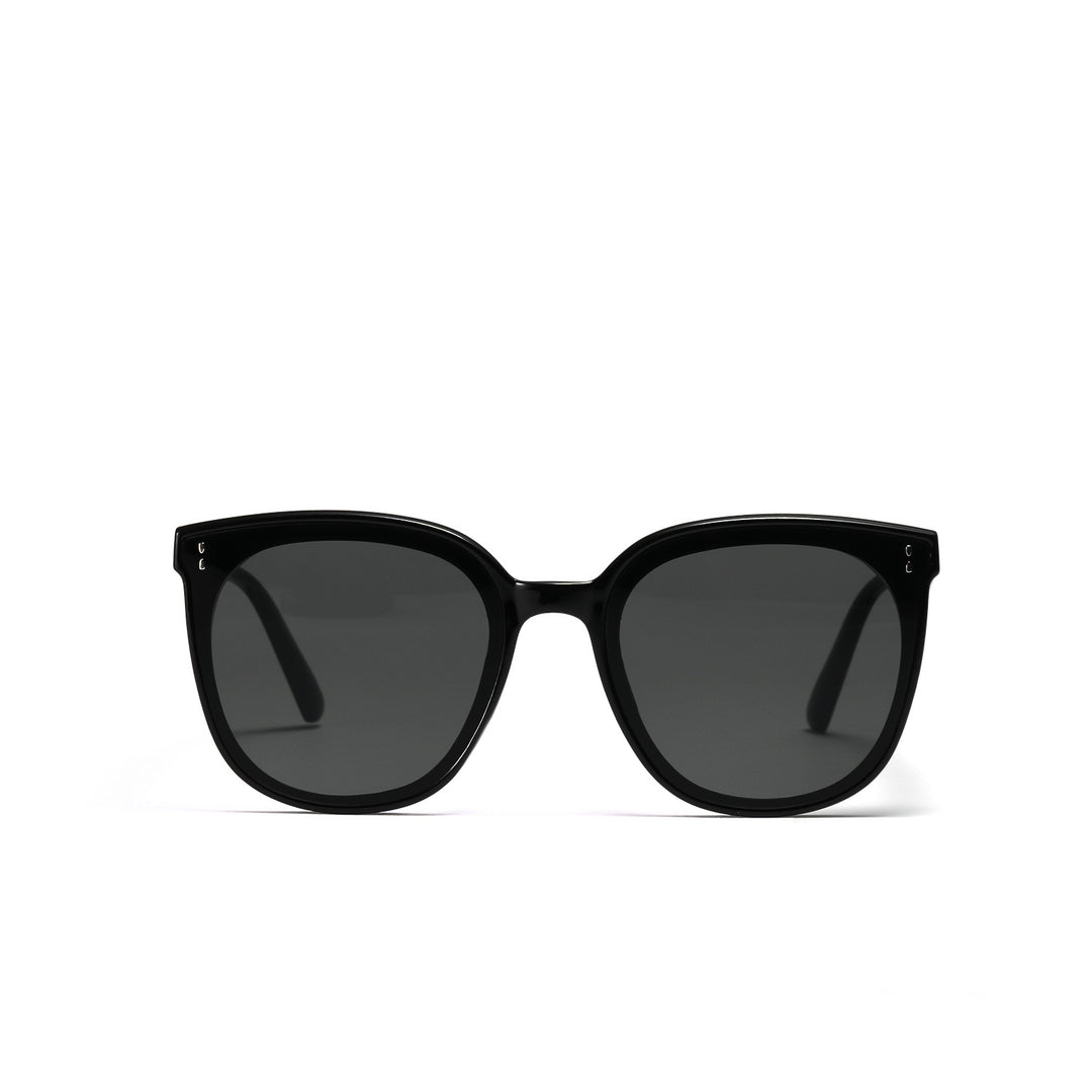Women’s fashionable square sunglasses with high-quality transparent frame Bowlift