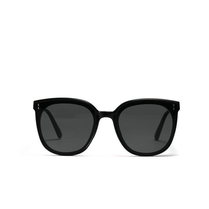 Women’s fashionable square sunglasses with high-quality transparent frame Bowlift