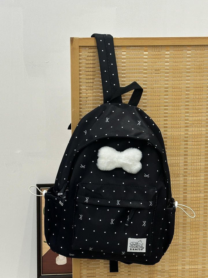 Playful Polka Dot Backpack Bowlift