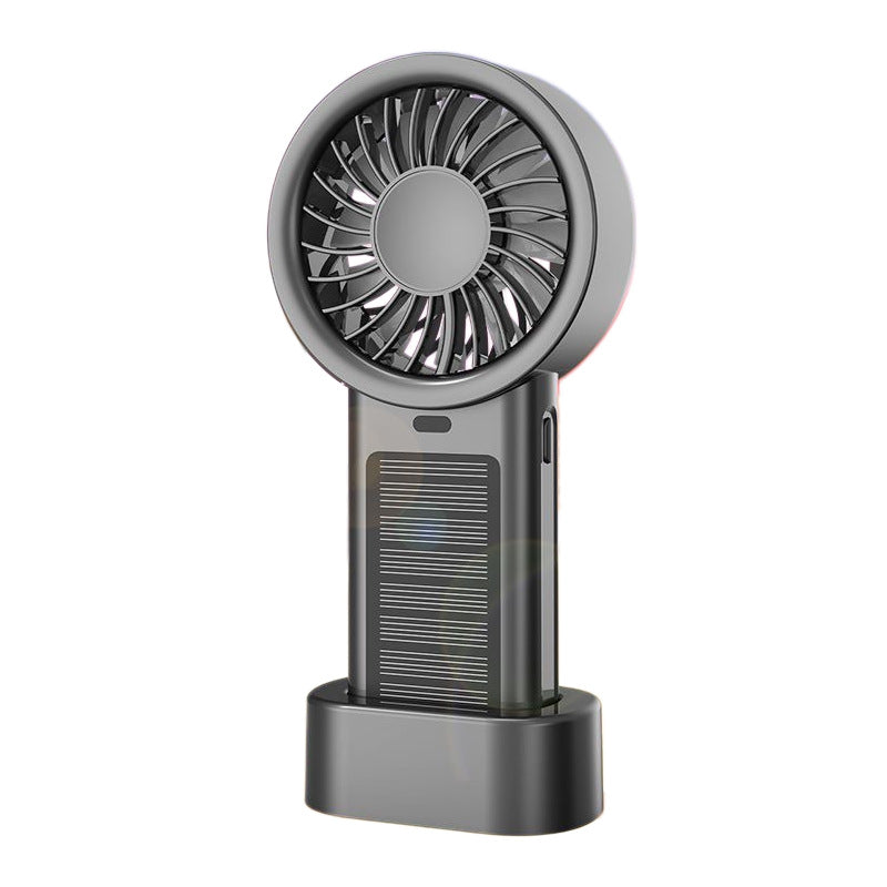 Portable Solar-Powered Handheld Cooling Fan Bowlift