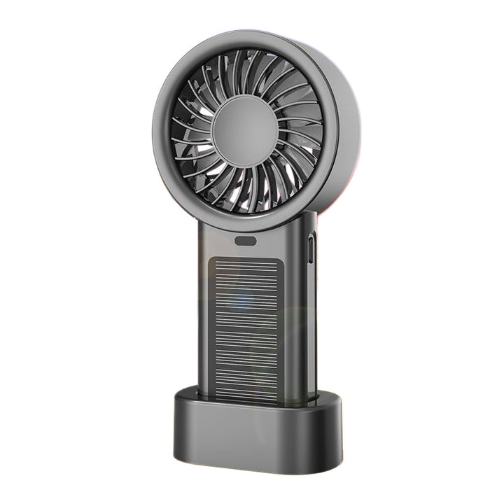Portable Solar-Powered Handheld Cooling Fan Bowlift