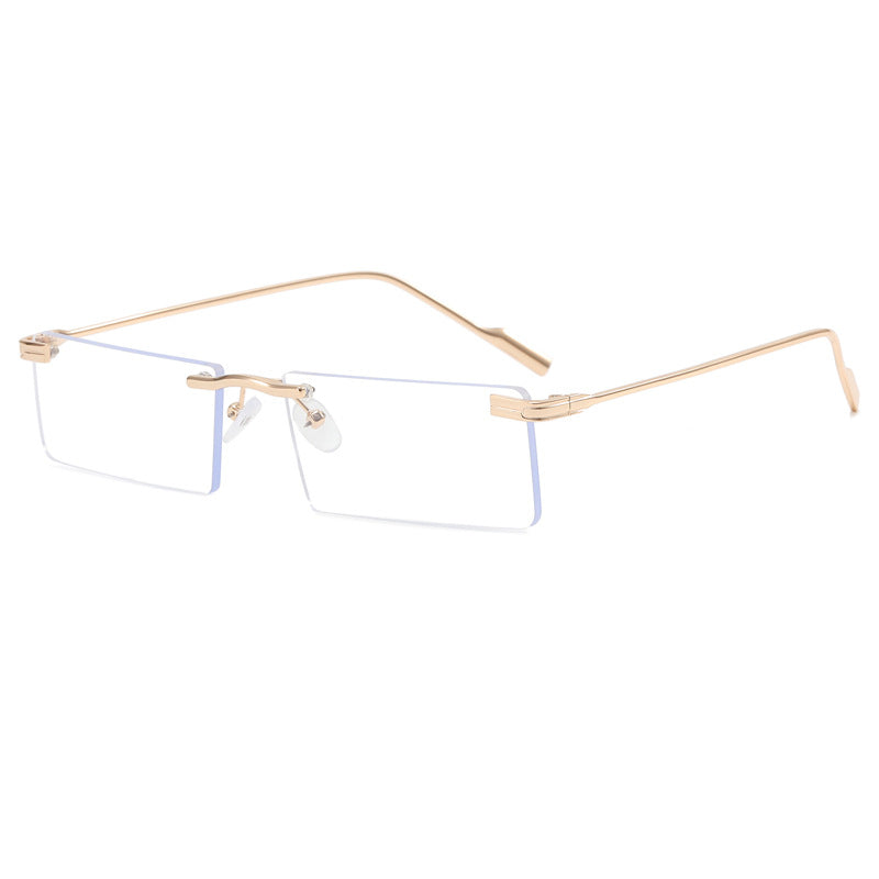 Women's Fashion Rectangular Sunglasses with Elegant Metal Frame Bowlift