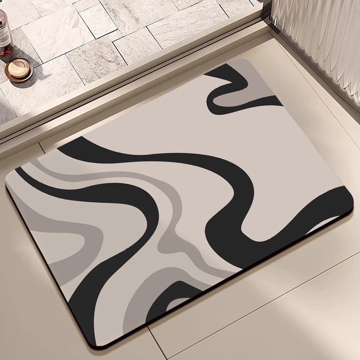 Modern Abstract Bath Mat Bowlift