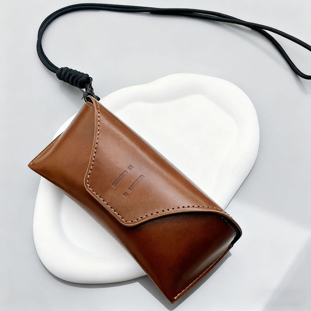 Premium Leather Eyewear Case Bowlift