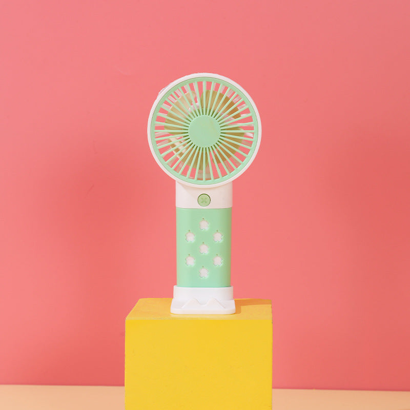 Women Portable Hand Fan with Ergonomic Handle and Adjustable Tilt Angle Bowlift