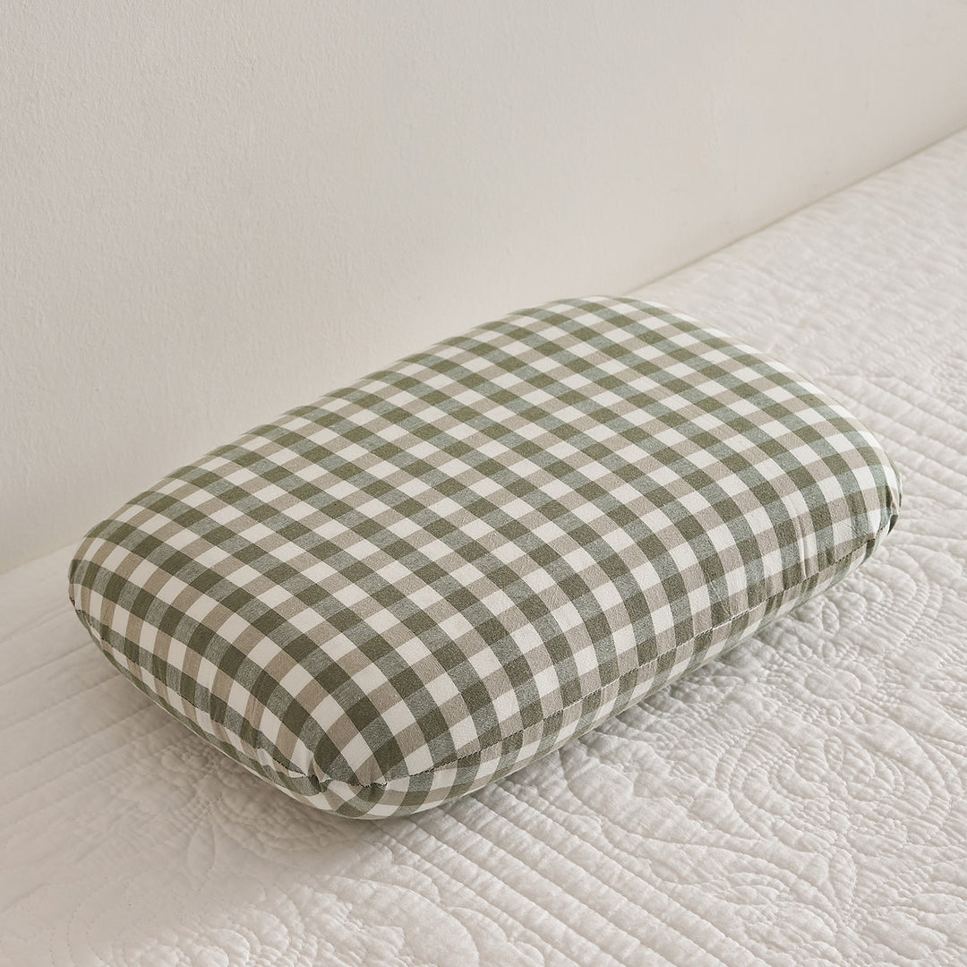 Comfort Pillow with Checked Design Bowlift