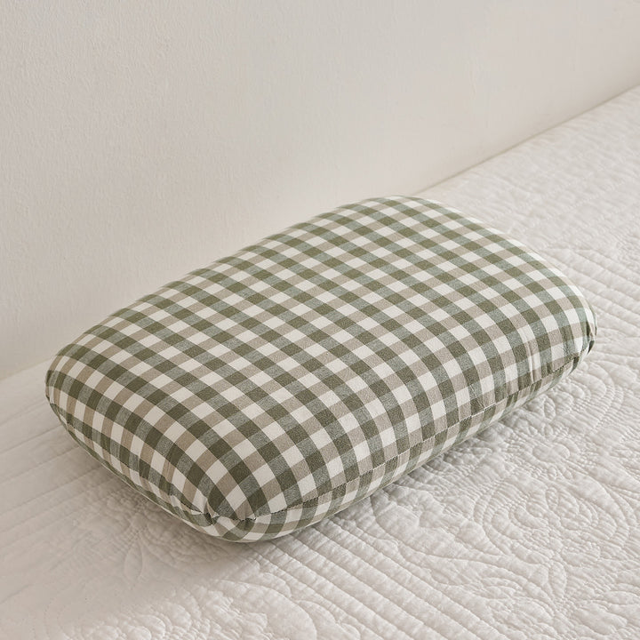 Comfort Pillow with Checked Design Bowlift