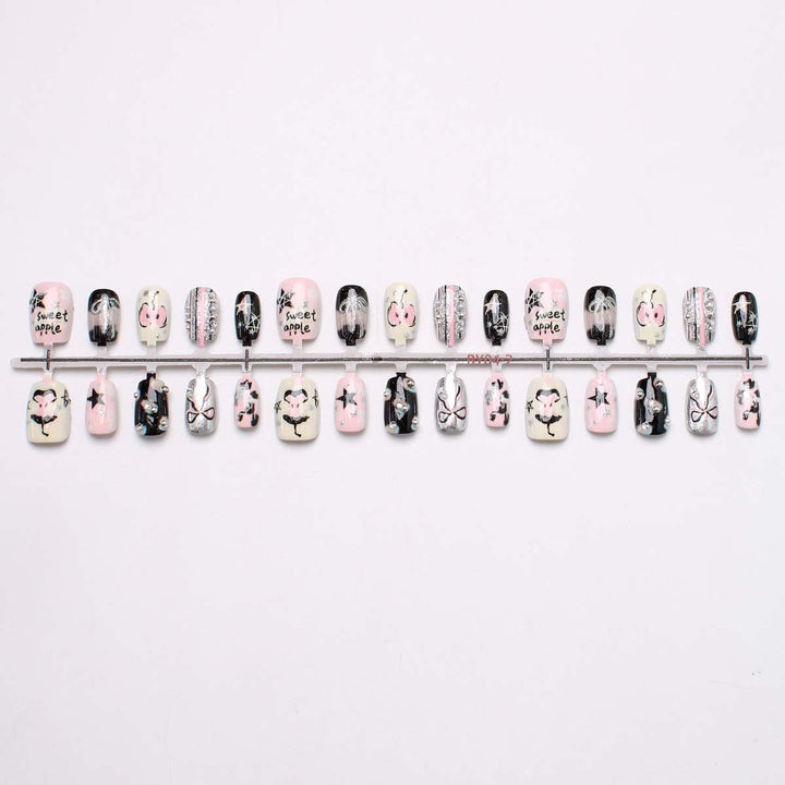 Artistic Press-On Nail Tips Set Bowlift