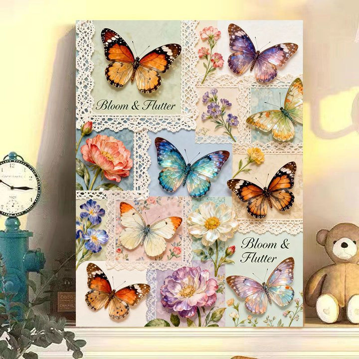 Butterfly-Themed Wall Art Canvas Print Bowlift
