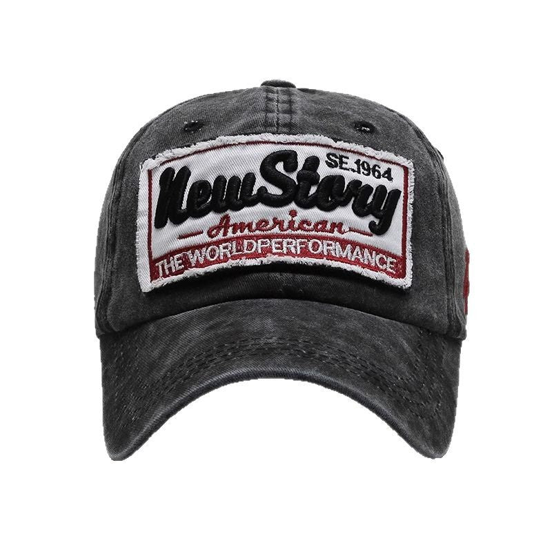 Men's Vintage-Inspired Embroidered Casual Cap Bowlift