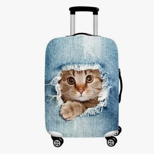 Women hard shell suitcase with stylish flamingo design Bowlift