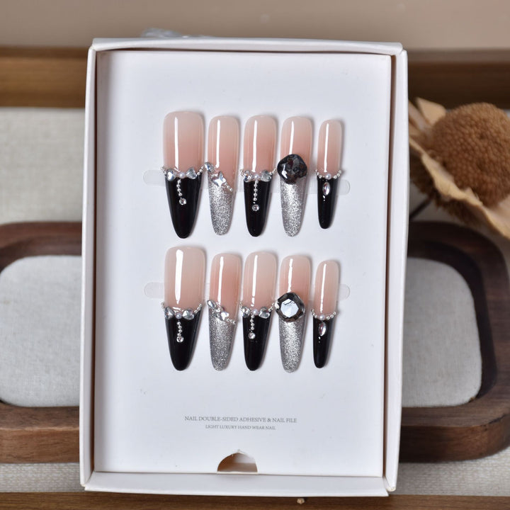 Elegant Stiletto Nail Art Extensions Bowlift