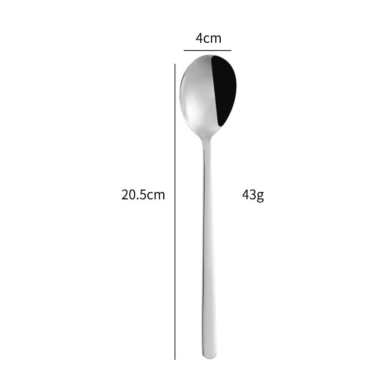 Elegant dessert spoon with luxurious golden surface Bowlift