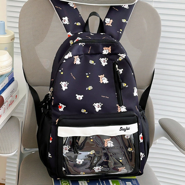 Cute Cartoon-Patterned Backpack Bowlift