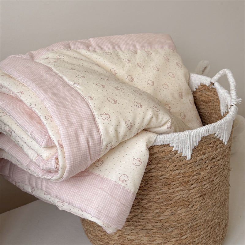 Women’s children's duvet with playful doll pattern Bowlift