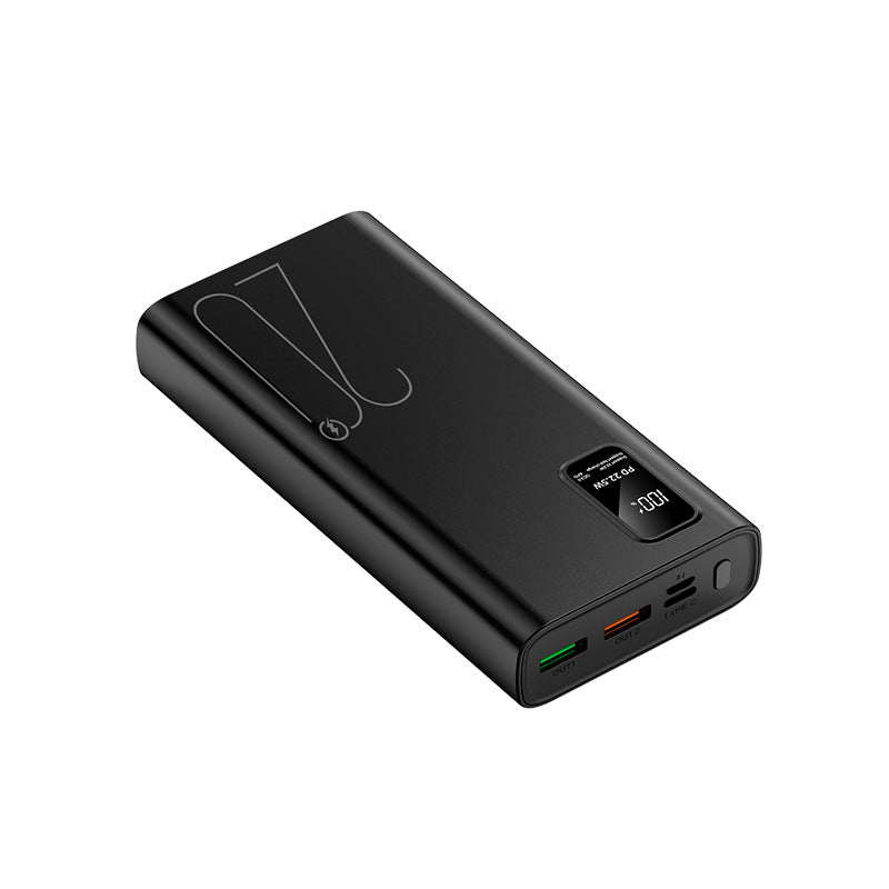 High-performance power bank with integrated fast charging function and LCD display Bowlift