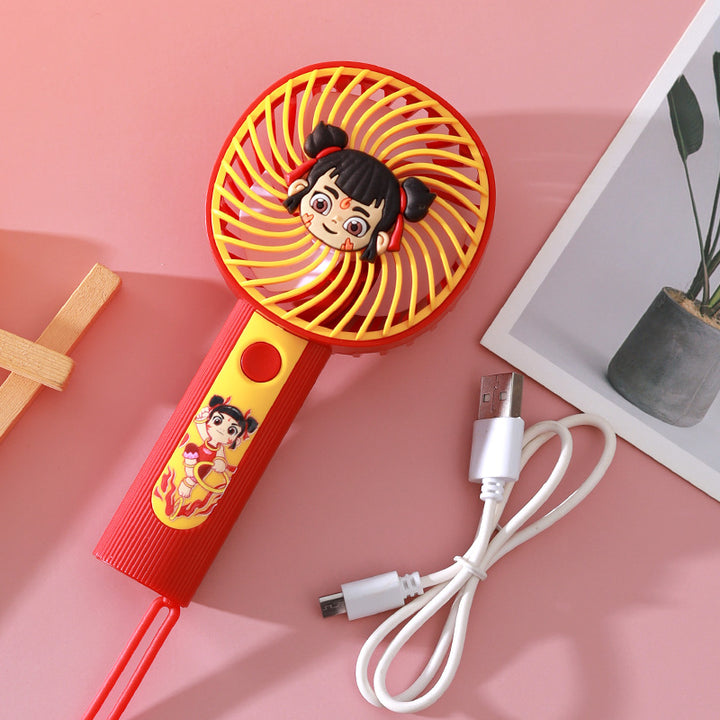 Ladies Portable Handheld Fan with Child-Friendly Design Bowlift