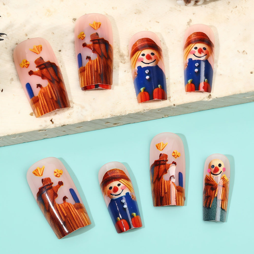 Creative Art Nails in Festive Autumn Design Bowlift