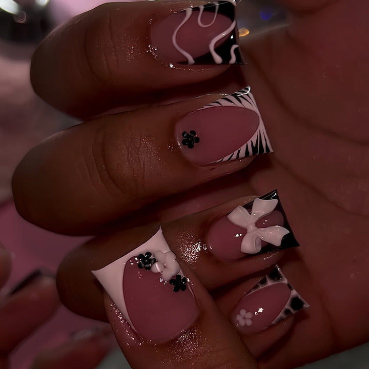 Artistic Floral Nail Art Extensions Bowlift 1787913916