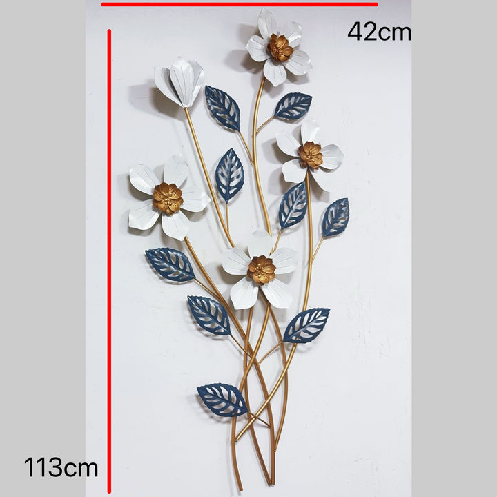 Elegant Floral Wall Sculpture Bowlift