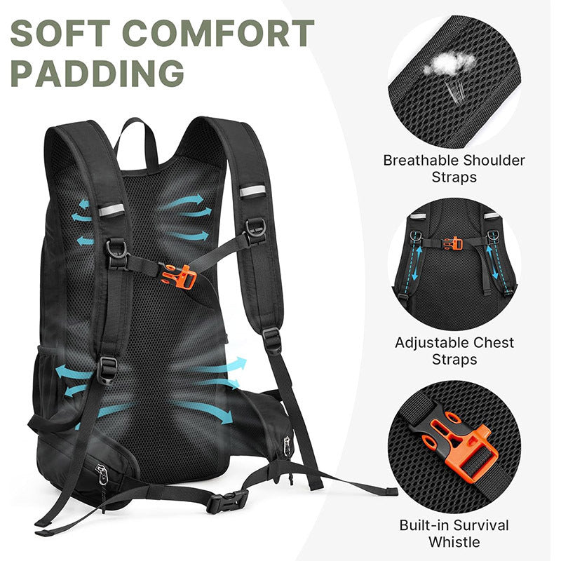 Lightweight Packable Outdoor Backpack Bowlift