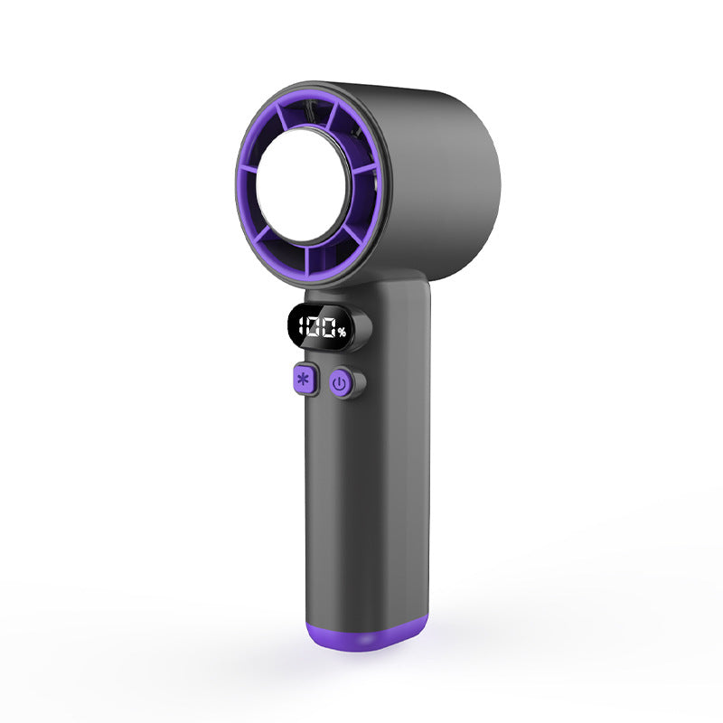 Ladies Portable USB Fan with Digital Display Bowlift