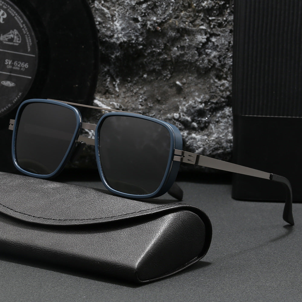 Men's Premium Sunglasses in Modern Square Design Bowlift