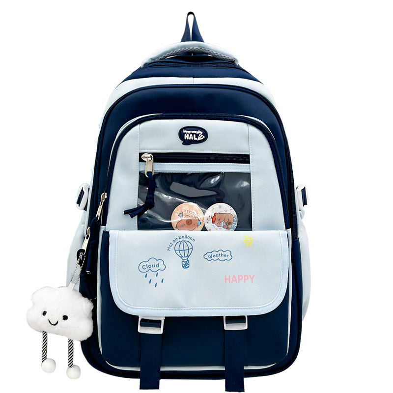 Whimsical Character Design School Backpack Bowlift