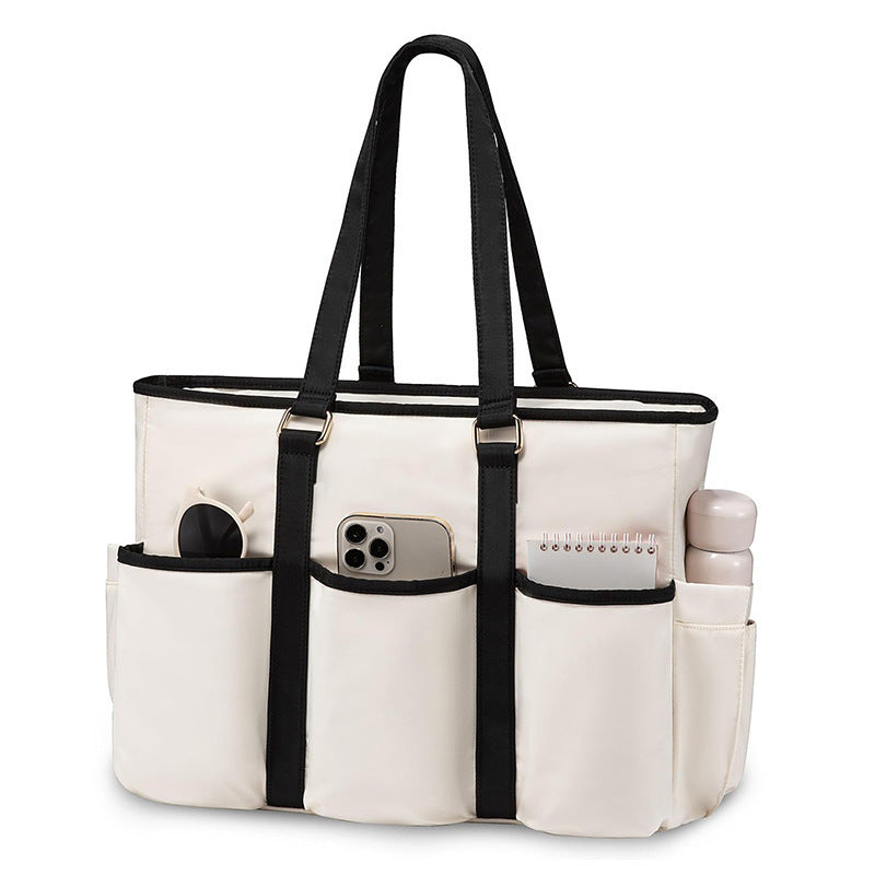 Stylish and Functional Everyday Handbag with Compartments Bowlift