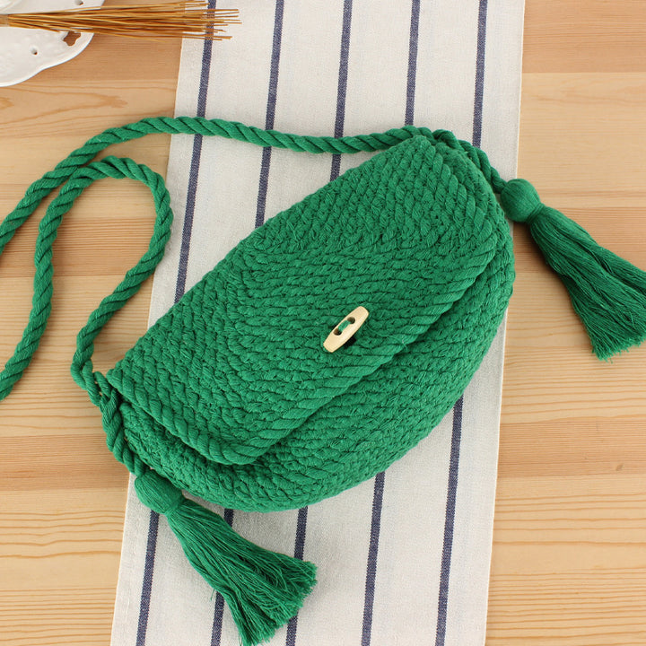 Handbag with stylish tassels Bowlift