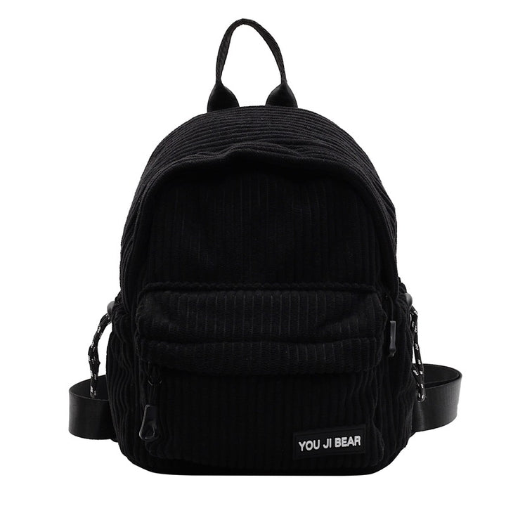 Corduroy Compact School Backpack Bowlift