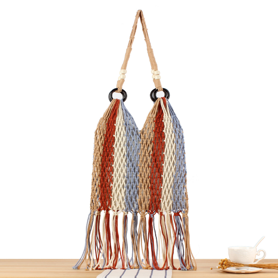 Elegant Macrame Handbag Bowlift