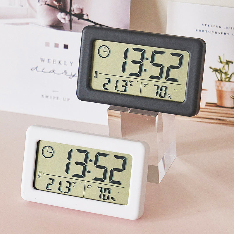 Digital Thermo-Hygrometer Alarm Clock Bowlift