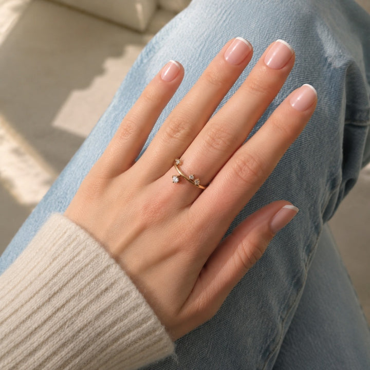 Chic Almond-Shaped Press-On Nail Set Bowlift