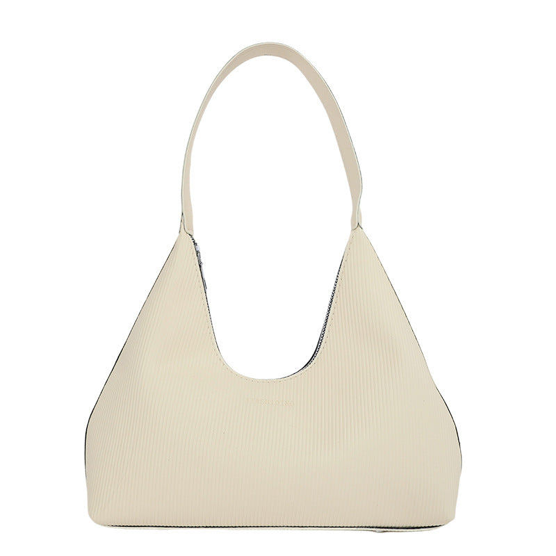 WoTextured Hobo Shoulder Bag Bowlift