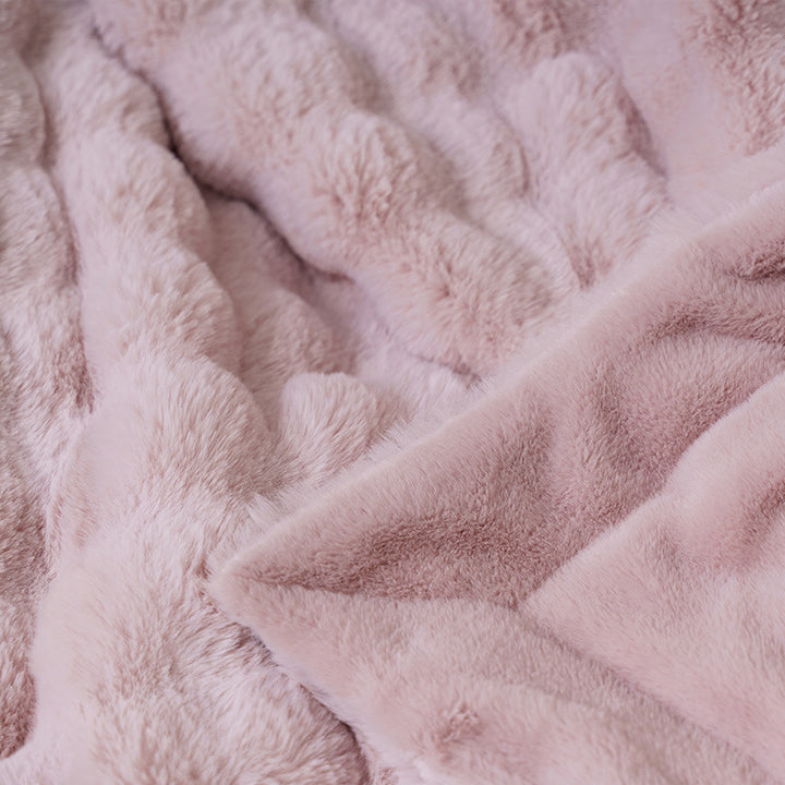 Women cozy and luxurious blanket Bowlift