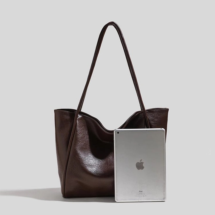 Sleek Textured Tote Bowlift