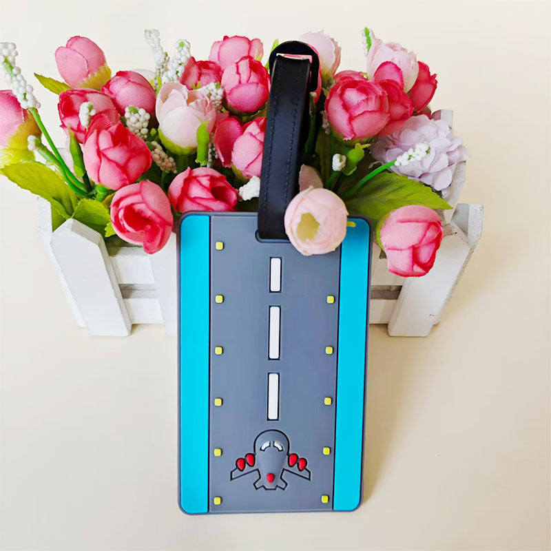 Unisex Creative Road-Themed Luggage Tag Bowlift