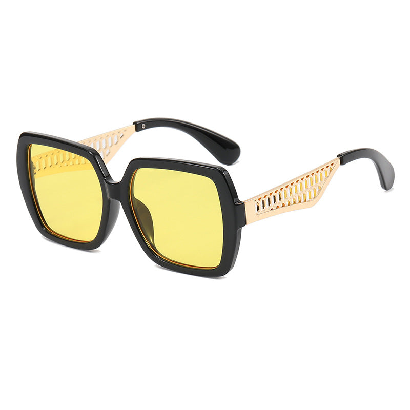 Women's Luxury Sunglasses with Fashionable Structured Frame Bowlift