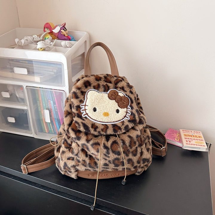 Cute Animal-Themed Plush Backpack Bowlift
