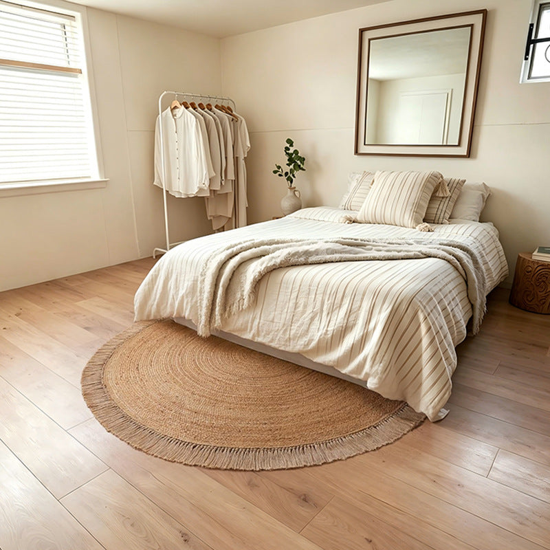 Natural Fiber Round Area Rug Bowlift