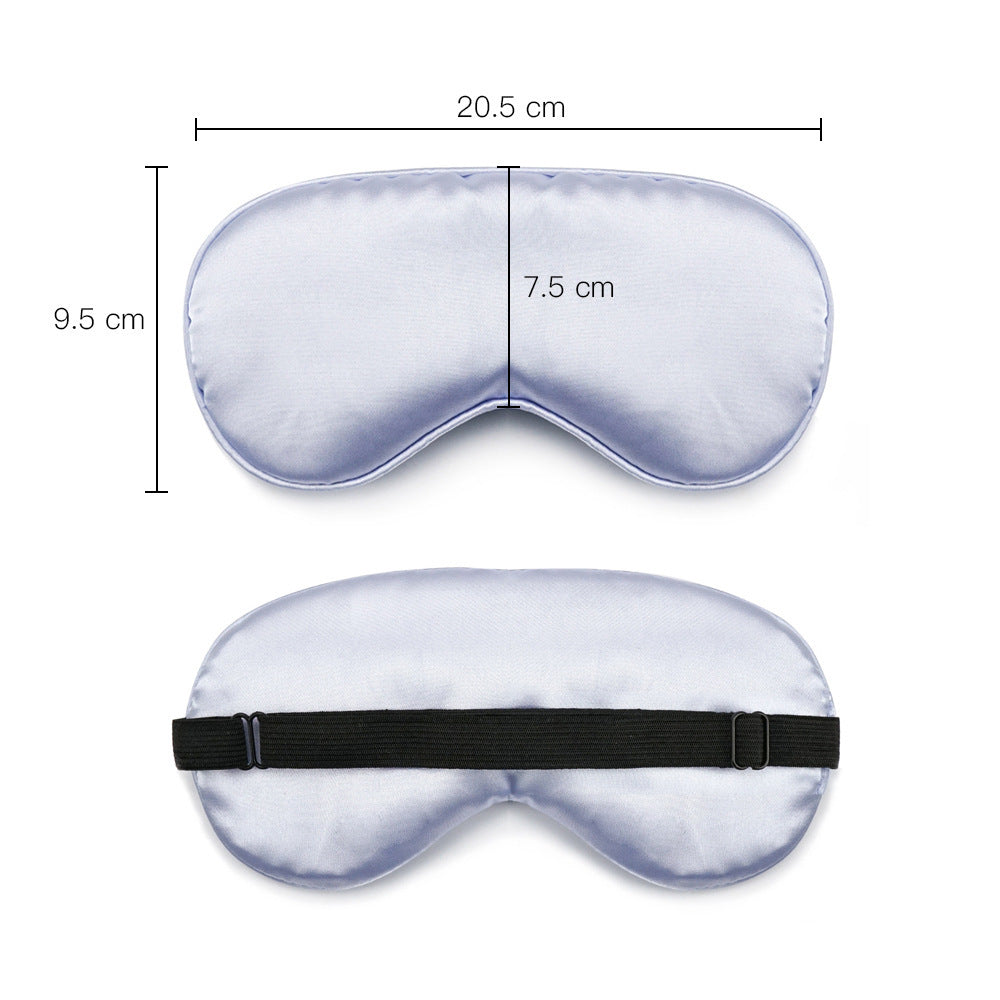Unisex nan luxurious satin sleep mask with anatomical contour and adjustable elastic band Bowlift