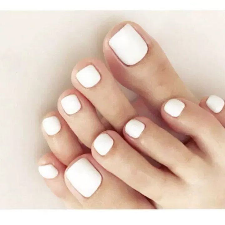 Premium Glossy Press-On Toenail Set Bowlift