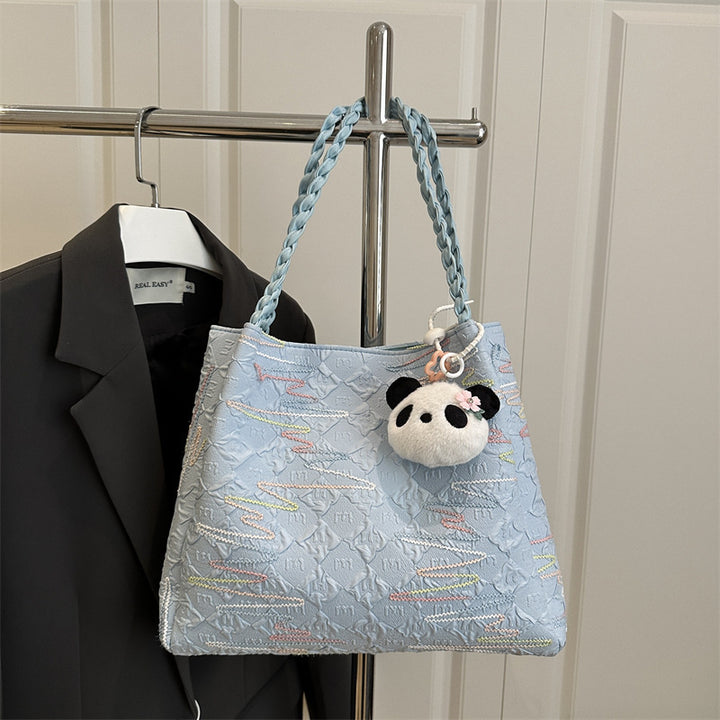 Quilted Decorative Shoulder Bag Bowlift