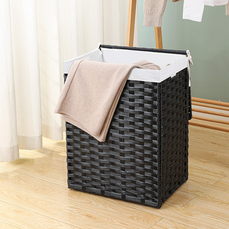 Woven Storage Cube with Lid Bowlift