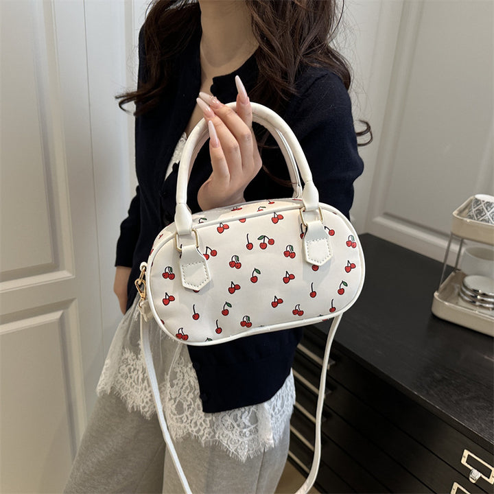 Playful Cherry Print Mini Handbag Bowlift