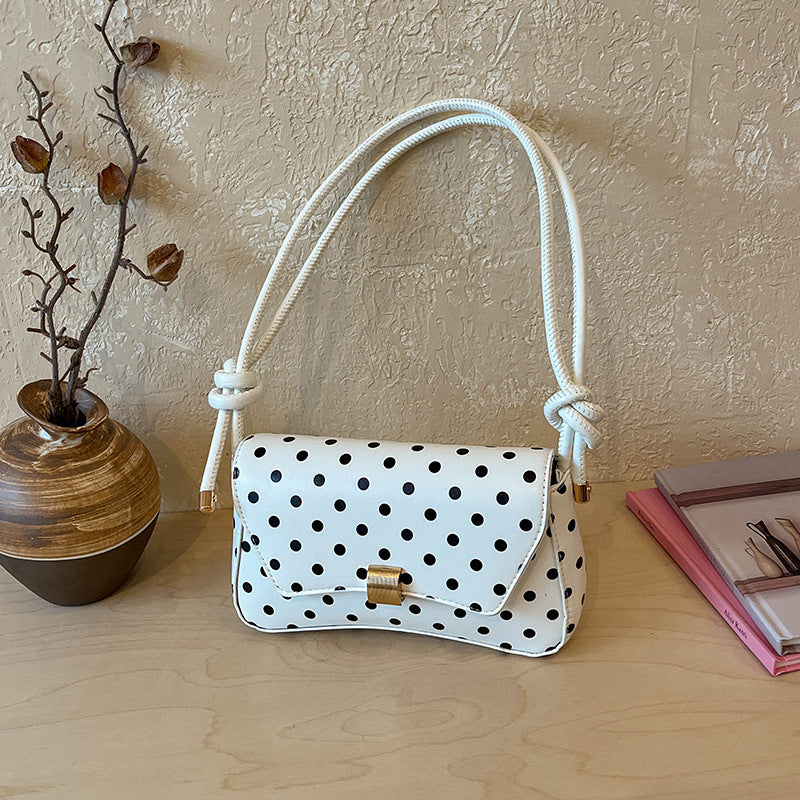 WoChic Polka Dot Shoulder Handbag Bowlift