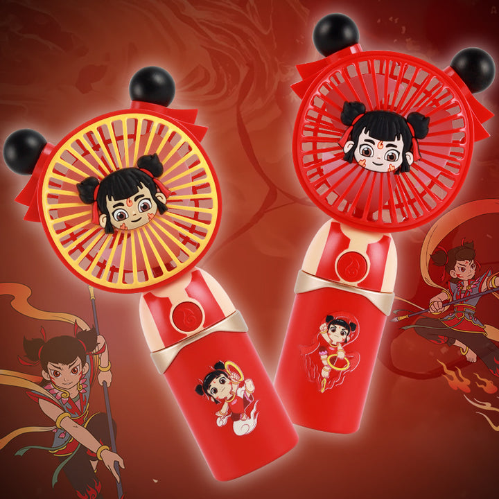Unisex Portable Hand Fan in Comic Design Bowlift